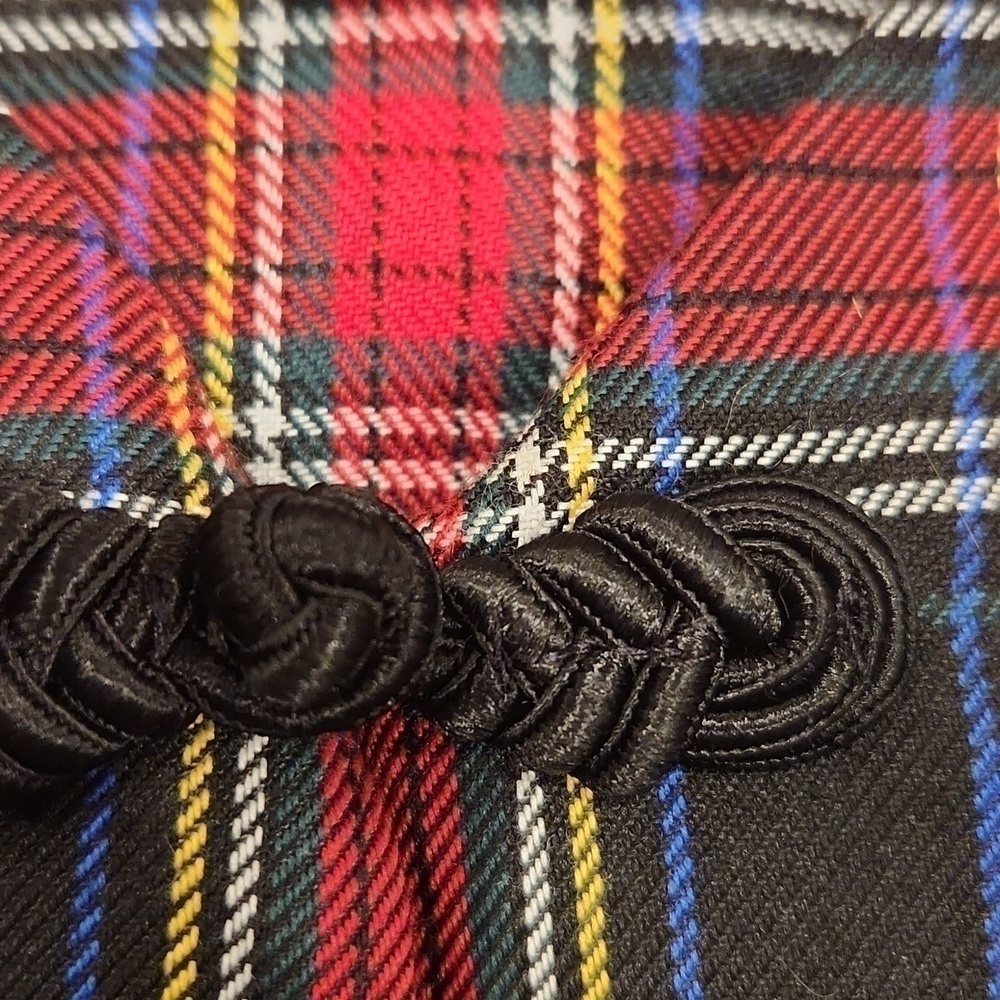 Anthony Mark Hankins Plaid cropped jacket - Picture 7 of 8